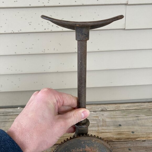 Vintage Hand Crank Shoulder Breast Drill Egg Beater Antique - Picture 5 of 8